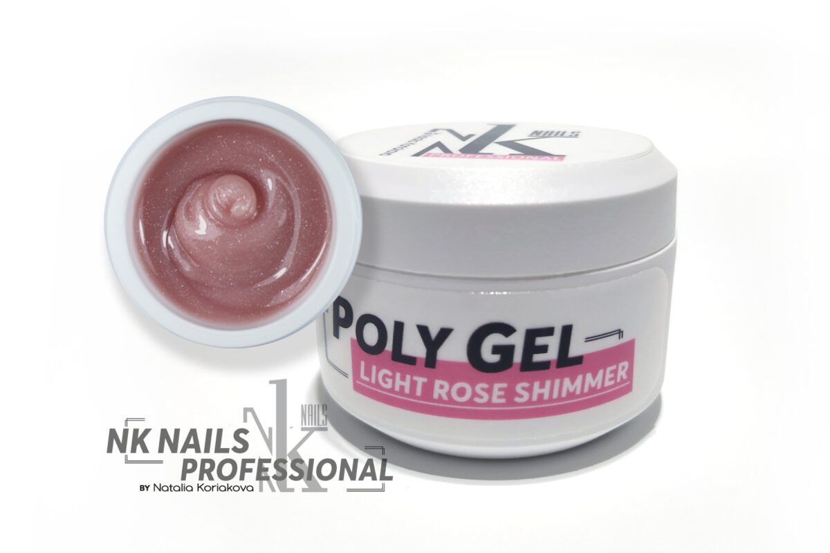 Poly Gel - Ligth Rose Shimmer